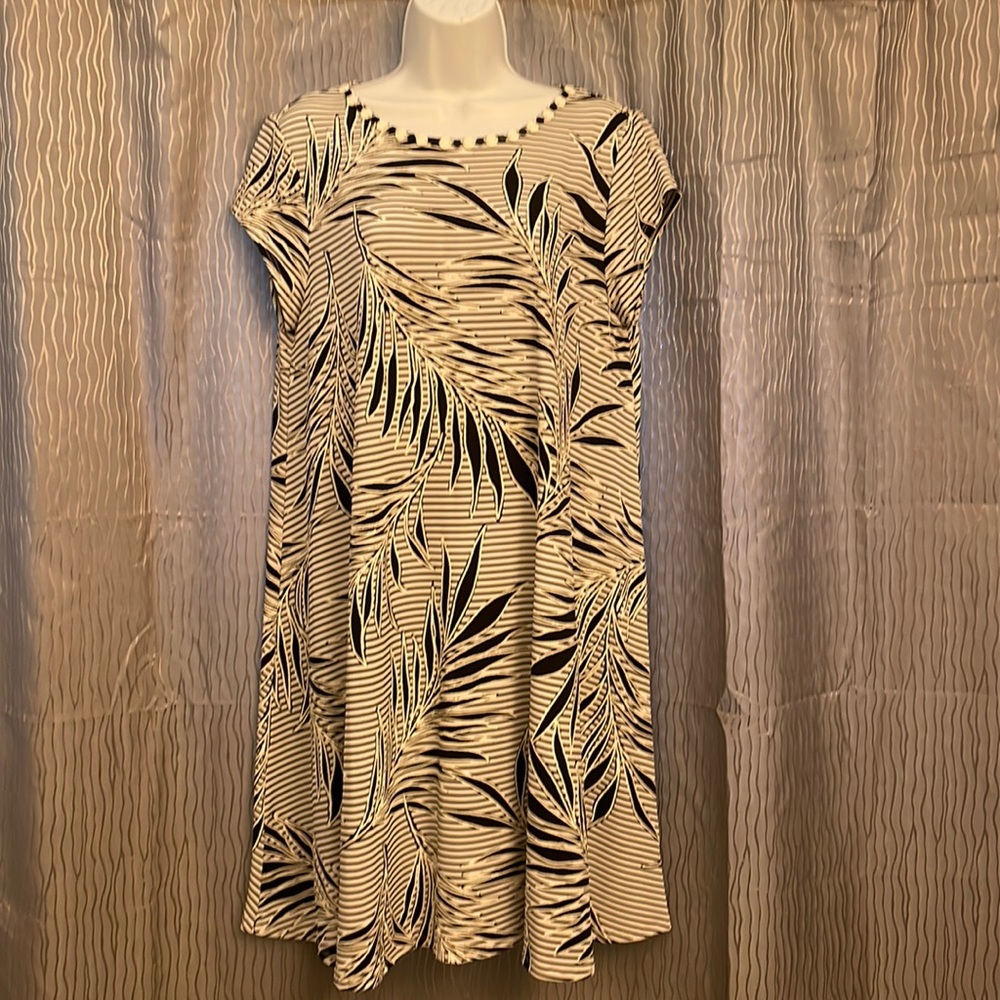 Black and White Ruby Road Dress